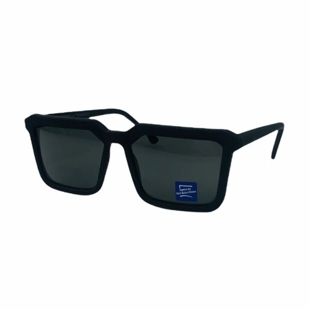 KOMONO - Benicio CZ Black Rubber Sunglasses NWT